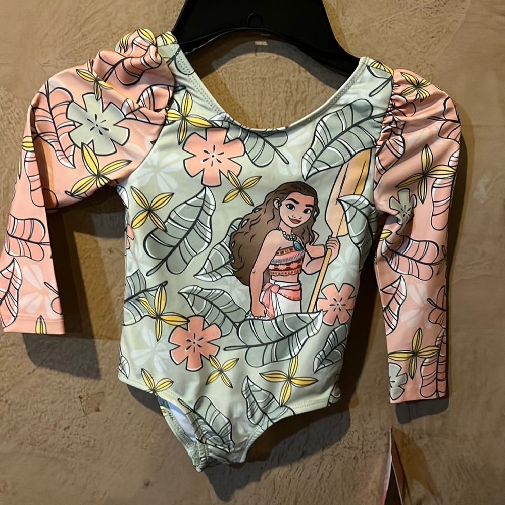 12 Months Baby Moana Bathing Suit NWT